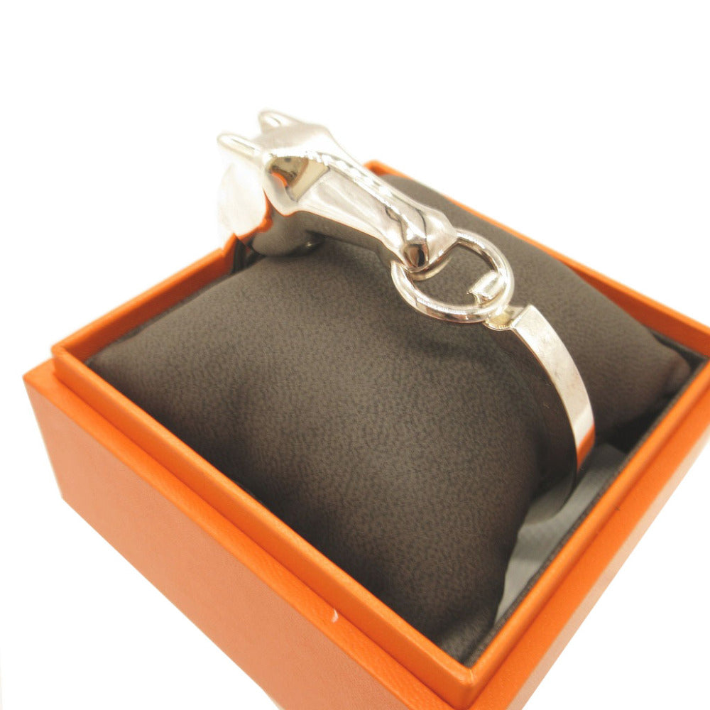 新品同様 エルメス ギャロップ 馬 シルバー925 シルバー バングル ブレスレット 0052【中古】HERMES
