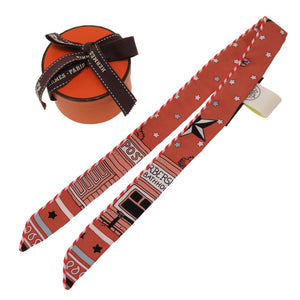 未使用 エルメス ツイリードール キャンディ パリステーション ブラッシュ ブルーグリス ノワール シルク スカーフ 0054 【中古】 HERMES