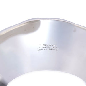 ティファニー エルサペレッティ ファセット カフ バングル ブレスレット シルバー925 アクセサリー 0060【中古】TIFFANY&Co. レディース
