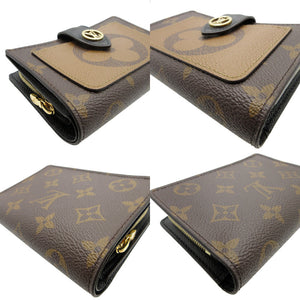 美品 ルイヴィトン モノグラム リバース ポルトフォイユ ジュリエット M69432 ICチップ 2つ折り財布 財布 0061【中古】LOUIS VUITTON