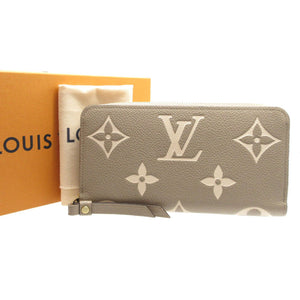 美品 ルイヴィトン モノグラムアンプラント ジッピーウォレット M69794 ICチップ トゥルトレールクレーム 長財布 0064【中古】LOUIS VUITTON