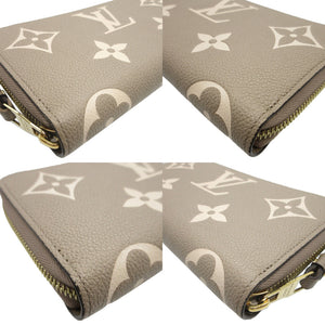 美品 ルイヴィトン モノグラムアンプラント ジッピーウォレット M69794 ICチップ トゥルトレールクレーム 長財布 0064【中古】LOUIS VUITTON