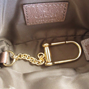 新品同様 グッチ オフィディア 625707 GGスプリーム レザー ブラウン 茶 ベージュ ミニポーチ コインケース 0066【中古】GUCCI