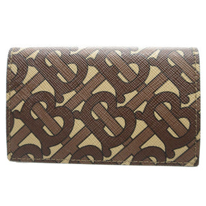 新品同様 バーバリー コンパクトウォレット TBチェック 8022945 ブラウン 茶 財布 0068【中古】BURBERRY