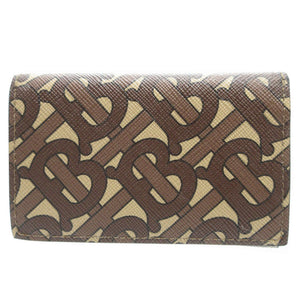 新品同様 バーバリー コンパクトウォレット TBチェック 8022945 ブラウン 茶 財布 0068【中古】BURBERRY