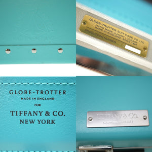 新品同様 ティファニー × グローブトロッター 限定 ジュエリーケース ボックス バニティバッグ 0075【中古】TIFFANY&Co. GLOBE TROTTER