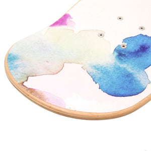 未使用 ルイ ヴィトン モノグラム ウォーターカラー スケートボード GI0622 マルチカラー ウッド スケボー LV 0079 【中古】 LOUIS VUITTON