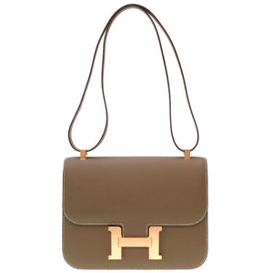 未使用 エルメス コンスタンス 24 ミロワール ヴォーエプソン エトゥープ ローズゴールド金具 U刻印(2022年製) ショルダーバッグ バッグ 0084 【中古】 HERMES エトープ