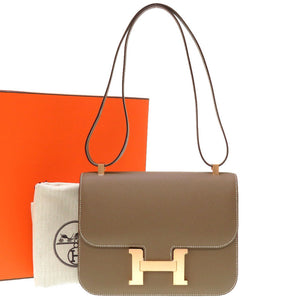 未使用 エルメス コンスタンス 24 ミロワール ヴォーエプソン エトゥープ ローズゴールド金具 U刻印(2022年製) ショルダーバッグ バッグ 0084 【中古】 HERMES エトープ