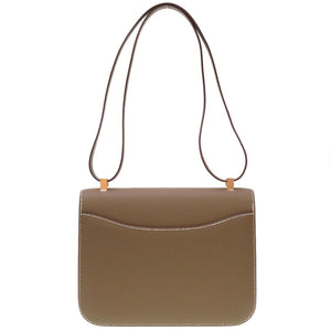 未使用 エルメス コンスタンス 24 ミロワール ヴォーエプソン エトゥープ ローズゴールド金具 U刻印(2022年製) ショルダーバッグ バッグ 0084 【中古】 HERMES エトープ