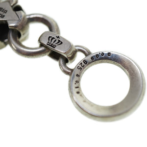 ジャスティンデイビス ヘリテージ ブレスレット オニキス/ダイヤモンド/ホワイトサファイア シルバー925 ブラック 黒 アクセサリー 0089【中古】Justin Davis