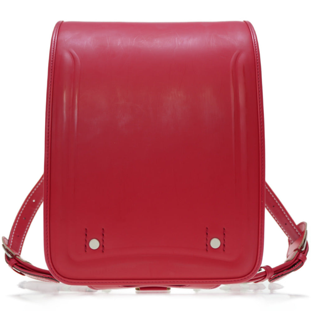 新品同様 大峽製鞄 ランドセル リュック デイパック レザー ピンク 小学生 バッグ 0091【中古】オオバセイホウ 女子