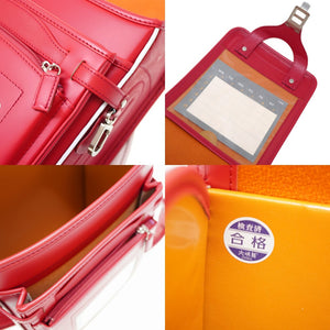 新品同様 大峽製鞄 ランドセル リュック デイパック レザー ピンク 小学生 バッグ 0091【中古】オオバセイホウ 女子