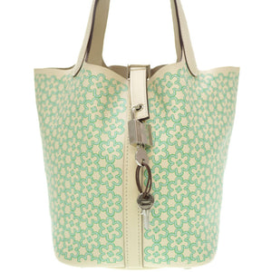 美品 エルメス ピコタンロックPM ラッキーデイジー スイフト ナタ/ヴェール U刻印(2022年製) ハンドバッグ 0092【中古】HERMES