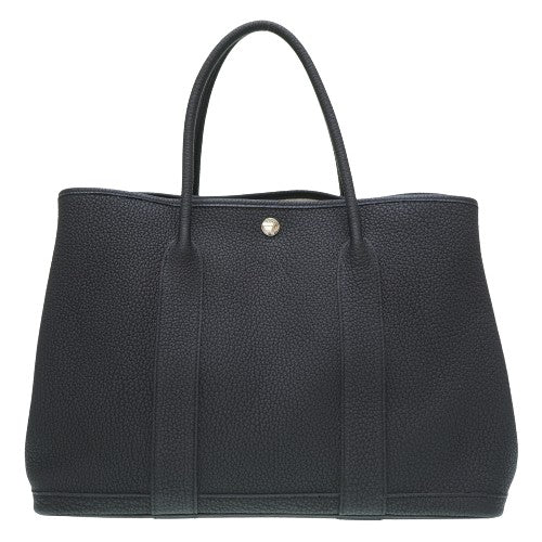 新品同様 エルメス ガーデンパーティ36 PM ネゴンダ ブラック D刻印 トートバッグ 黒 0093【中古】HERMES ガーデンパーティPM