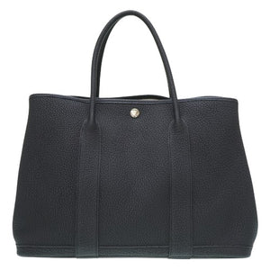 新品同様 エルメス ガーデンパーティ36 PM ネゴンダ ブラック D刻印 トートバッグ 黒 0093【中古】HERMES ガーデンパーティPM