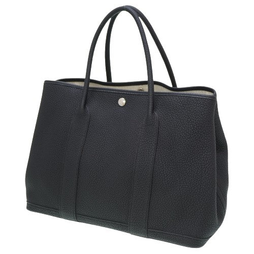 新品同様 エルメス ガーデンパーティ36 PM ネゴンダ ブラック D刻印 トートバッグ 黒 0093【中古】HERMES ガーデンパーティPM