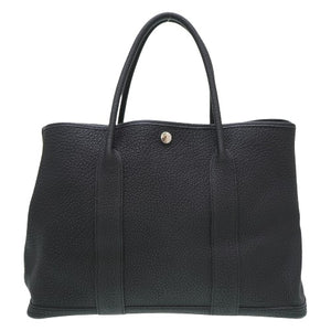 新品同様 エルメス ガーデンパーティ36 PM ネゴンダ ブラック D刻印 トートバッグ 黒 0093【中古】HERMES ガーデンパーティPM