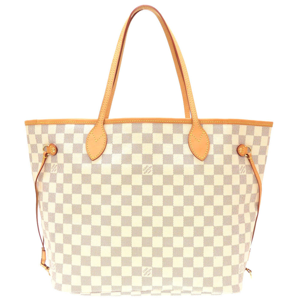 美品 ルイ ヴィトン ダミエ アズール 新型 ネヴァーフルMM N41361 トートバッグ バッグ LV 0096 【中古】 LOUIS VUITTON