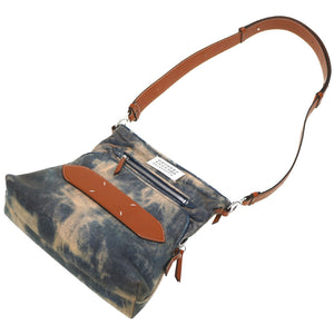 新品同様 マルタン マルジェラ 5AC ショルダーバッグ クラッチバッグ レザー インディゴ 0097【中古】MARTIN MARGIELA