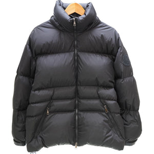 美品 モンクレール TIAC ダウンジャケット ブラック サイズ2 ベルト付 黒 0101【中古】MONCLER レディース
