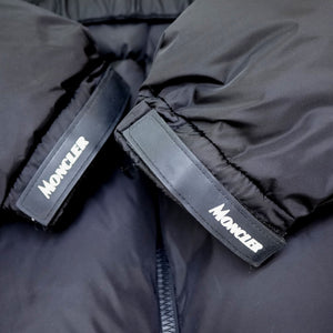 美品 モンクレール TIAC ダウンジャケット ブラック サイズ2 ベルト付 黒 0101【中古】MONCLER レディース