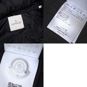 美品 モンクレール TIAC ダウンジャケット ブラック サイズ2 ベルト付 黒 0101【中古】MONCLER レディース
