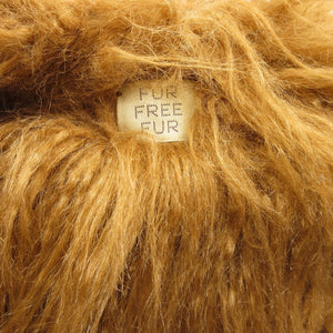 美品 ステラマッカートニー ファー アクリル ブラウン 茶 チェーン ショルダー トートバッグ バッグ 0109【中古】STELLA McCARTNEY