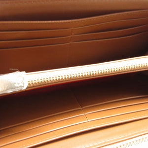 未使用 クリスチャンルブタン パネトーネ スタッズ レザー ブラウン 茶 ラウンドファスナー長財布 財布 0113【中古】Christian Louboutin