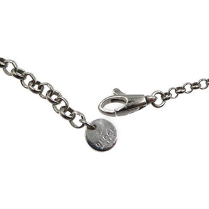 美品 グッチ インターロッキングG シルバー925 ネックレス 0131【中古】GUCCI