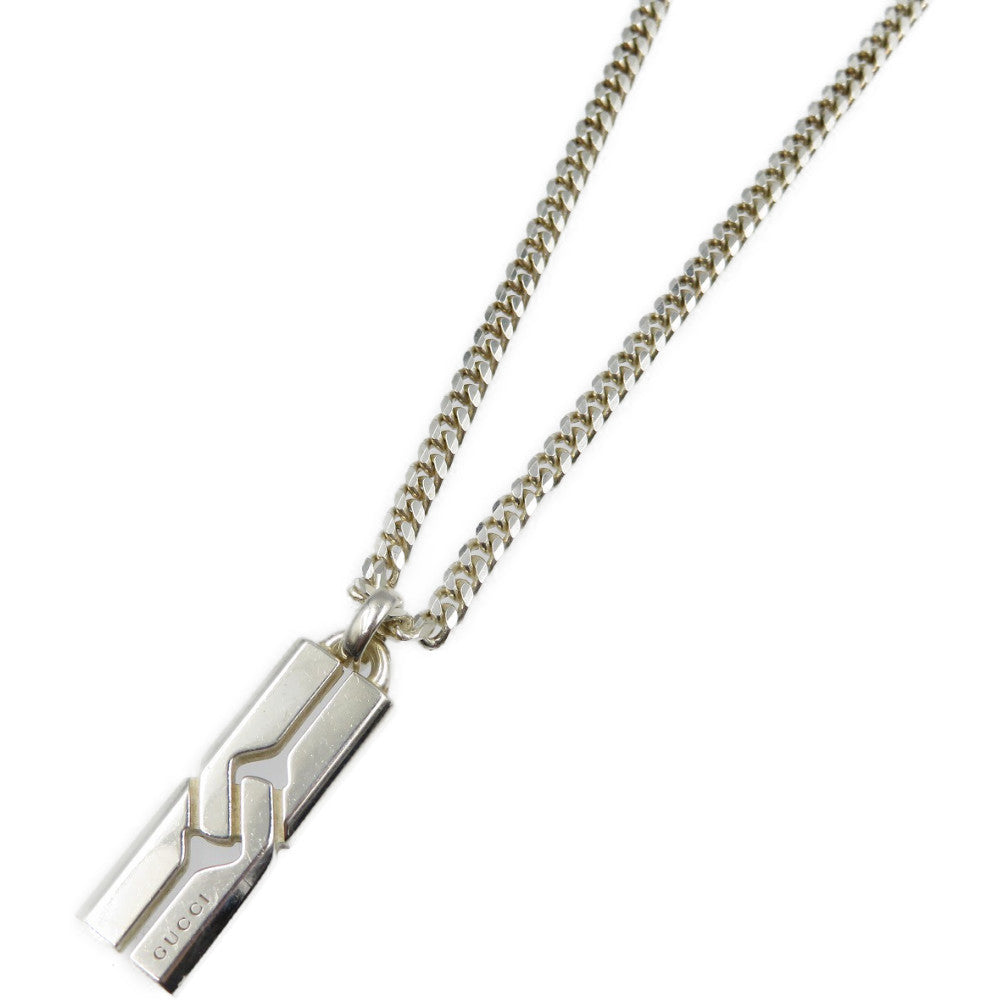 グッチ ノットインフィニティ シルバー925 ネックレス 0132【中古】GUCCI