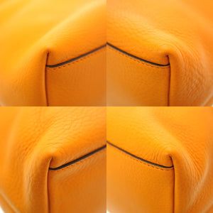 新品同様 グッチ ソーホー チェーン ショルダーバッグ インターロッキングG 308982 レザー オレンジ 0166【中古】GUCCI