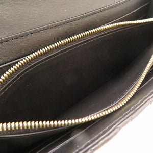 美品 ルイ ヴィトン ポルトフォイユ カプシーヌ レザー ブラック ロゴ M68590 長財布 財布 黒 LV 0170 【中古】 LOUIS VUITTON