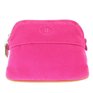 美品 エルメス ボリードポーチ ハイビスカス キャンバス バッグ ポーチ 0172 【中古】 HERMES