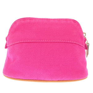 美品 エルメス ボリードポーチ ハイビスカス キャンバス バッグ ポーチ 0172 【中古】 HERMES