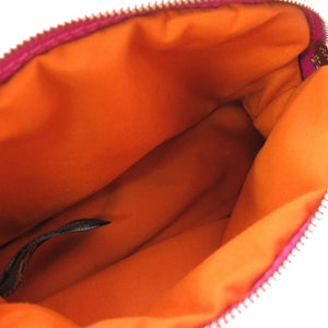 美品 エルメス ボリードポーチ ハイビスカス キャンバス バッグ ポーチ 0172 【中古】 HERMES