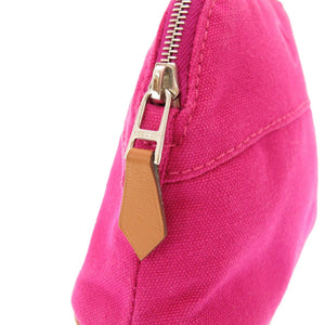 美品 エルメス ボリードポーチ ハイビスカス キャンバス バッグ ポーチ 0172 【中古】 HERMES