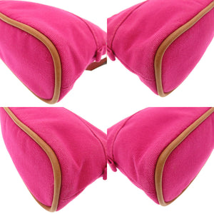 美品 エルメス ボリードポーチ ハイビスカス キャンバス バッグ ポーチ 0172 【中古】 HERMES