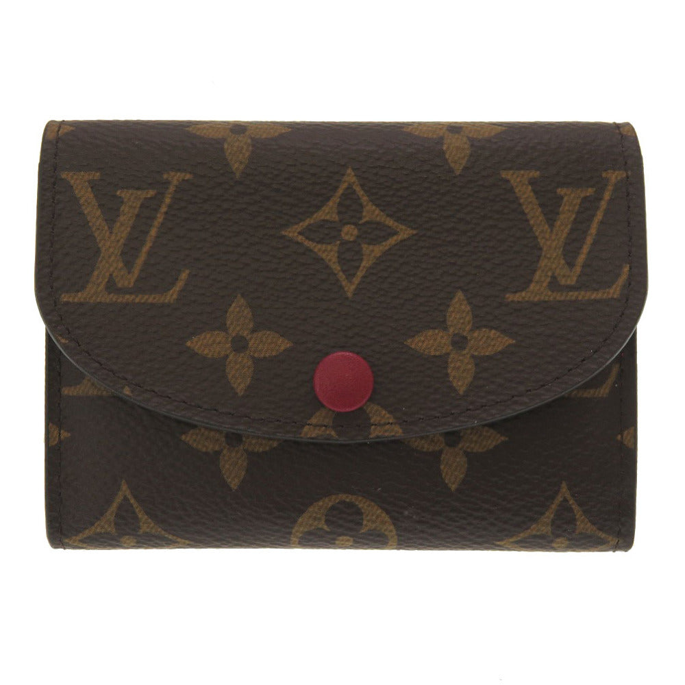 新品同様 ルイ ヴィトン モノグラム ポルトモネ ロザリ フューシャ M41939 コインケース 小銭入れ 財布 LV 0175 【中古】 LOUIS VUITTON