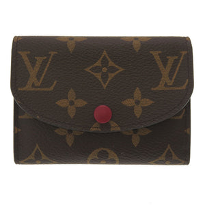 新品同様 ルイ ヴィトン モノグラム ポルトモネ ロザリ フューシャ M41939 コインケース 小銭入れ 財布 LV 0175 【中古】 LOUIS VUITTON