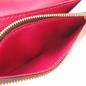 新品同様 ルイ ヴィトン モノグラム ポルトモネ ロザリ フューシャ M41939 コインケース 小銭入れ 財布 LV 0175 【中古】 LOUIS VUITTON