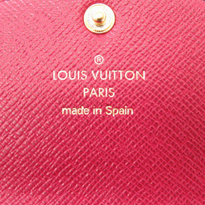 新品同様 ルイ ヴィトン モノグラム ポルトモネ ロザリ フューシャ M41939 コインケース 小銭入れ 財布 LV 0175 【中古】 LOUIS VUITTON