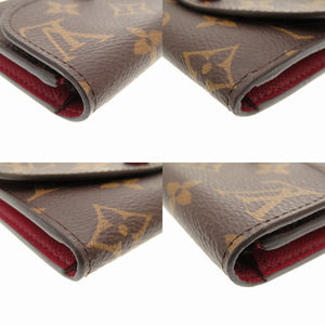 新品同様 ルイ ヴィトン モノグラム ポルトモネ ロザリ フューシャ M41939 コインケース 小銭入れ 財布 LV 0175 【中古】 LOUIS VUITTON