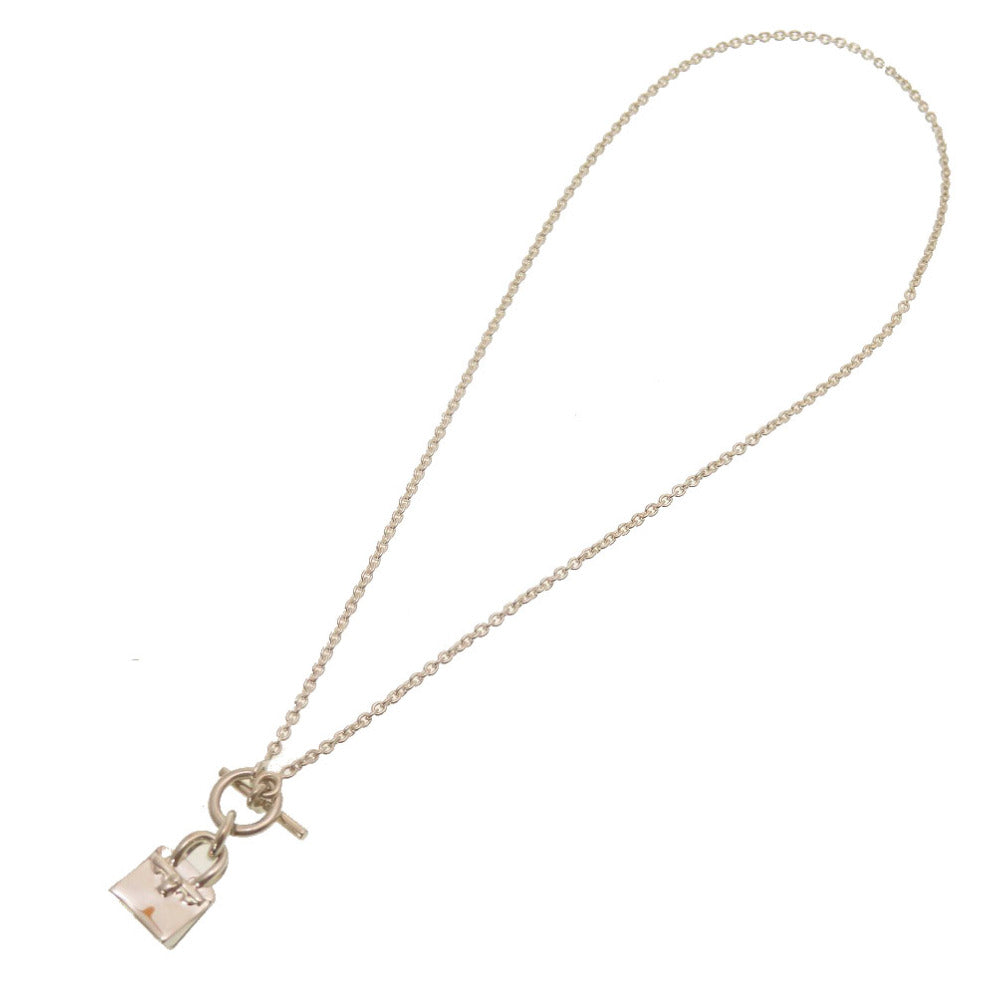美品 エルメス バーキン モチーフ アミュレット シルバー925 ネックレス アクセサリー 0178 【中古】 HERMES