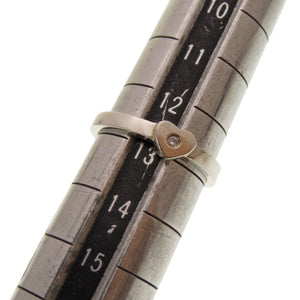 ティファニー ハート シルバー925 1Pダイヤ リング 13号 指輪 アクセサリー 0180 【中古】 TIFFANY & Co.