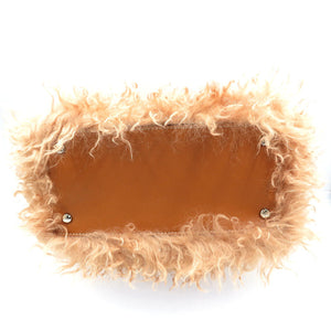 新品同様 トッズ モヘア ナイロン レザー シルバー金具 2WAY ハンドバッグ ショルダーバッグ 0191【中古】TOD'S