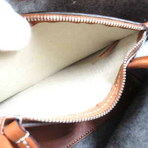 新品同様 トッズ モヘア ナイロン レザー シルバー金具 2WAY ハンドバッグ ショルダーバッグ 0191【中古】TOD'S