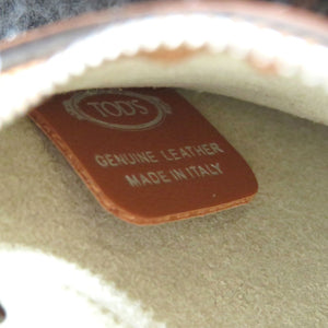 新品同様 トッズ モヘア ナイロン レザー シルバー金具 2WAY ハンドバッグ ショルダーバッグ 0191【中古】TOD'S