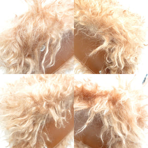 新品同様 トッズ モヘア ナイロン レザー シルバー金具 2WAY ハンドバッグ ショルダーバッグ 0191【中古】TOD'S