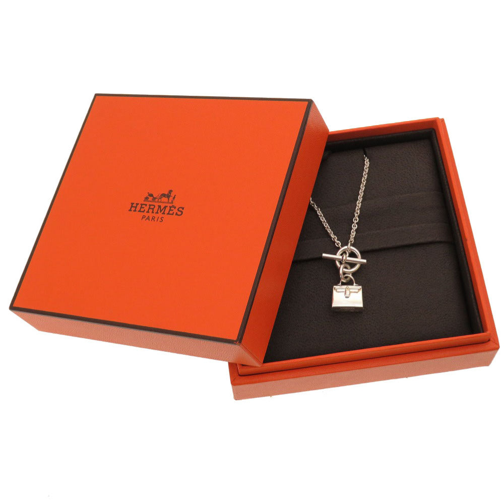 美品 エルメス ケリー アミュレット ネックレス シルバー925 アクセサリー 0194 【中古】 HERMES